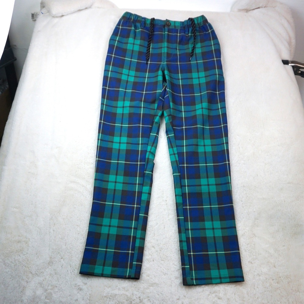 Chubbies Everywhere Golf Plaid Drawstring Casual Pants Stretch Performance Men S - Picture 2 of 11